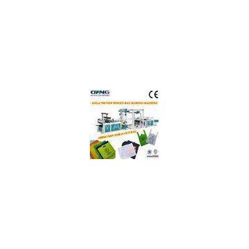 Multifunctional non woven carry bag making machine / machinery with two stepper motor