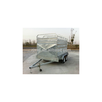 straight deck cattle trailer Cattle Crate Trailer