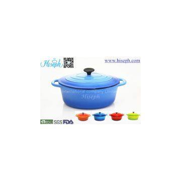 Hiseph Enamel Cast Iron Casserol Round Oval HSE-1 HSE-2 photo-2