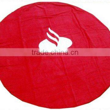 velvet round towel ,active print beach towel