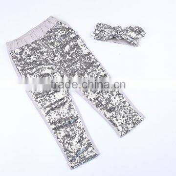 2017 new designs baby red sequin pants baby girls pants wholesale icing pants