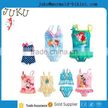 Kids Cute Cartoon Printing Swimear One-piece Beach Wear Bikini Set
