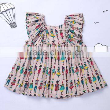 Wholesale Children Clothes Girls Dress Fashion Printed New Design Baby Girls Dress photo-2