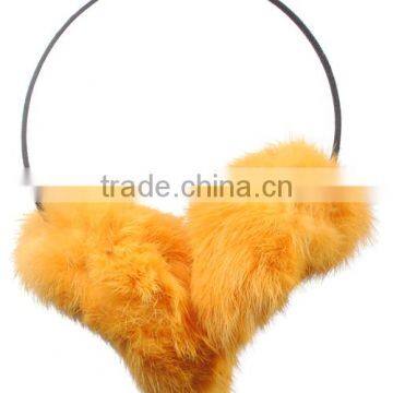 YR853 Hot Sale China Wholesale Various Colors Fashion Fur Accessories Ear Muffs photo-5