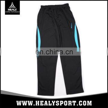 Factory supply fashion mens trousers black and deep blue color gym sport men jogger pants