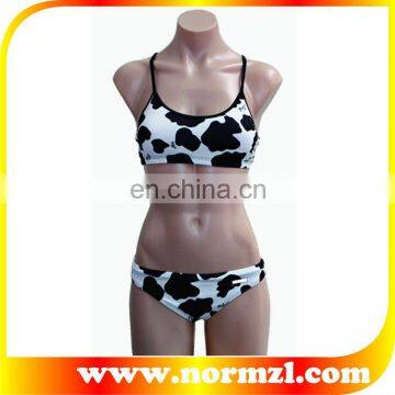 High Quality Popular Ladies Polyester Lycra Fabric Swimwear