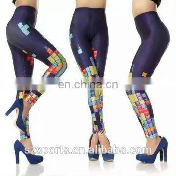 Women Fitness Sports Yoga Leggings, Sexy Printing, Various Patterns are Available