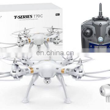 T70C 2.4G 4CH 6Axis Professional RC Quadcopter With 720P Adjustable 75 Degree Wide Angle HD Camera photo-2