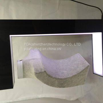 Acrylic Material Floating Levitating Jewerly Display With Led 0-300gram photo-4