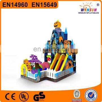 2017 Newest design yard inflatable halloween slide