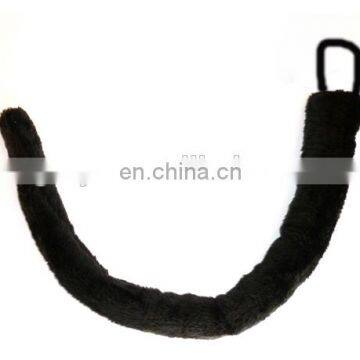 Jumbo size fluffy black cat tail for adults