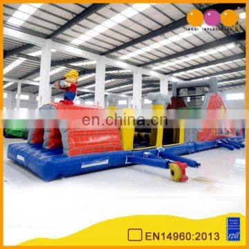 AOQI build labourer obstacle course inflatable for sale