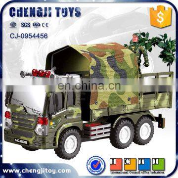 Plastic Military Toy Cars With Friction Motor With Light and Music