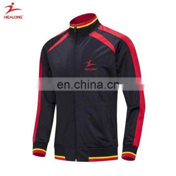 2017 Customise Black Top Design Tracksuit Sport Fashion Latest Basketball Tracksuit Set photo-3