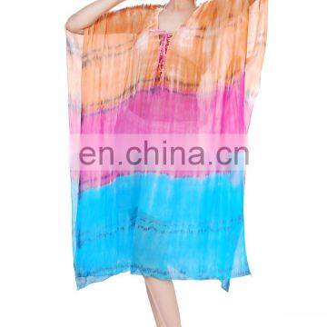 Chiffon Hand Tie dye Kaftan