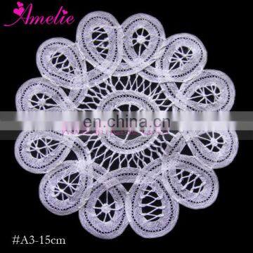 Vintage Style Round Handmade Cotton Battenburg Lace Crochet Doilies Coaster Placemat