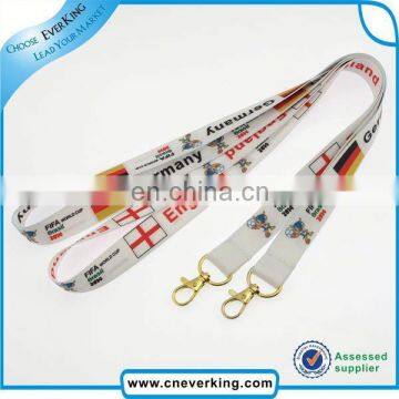 New 2017 custom heat sublimation/heat transferring Lanyard for card holder