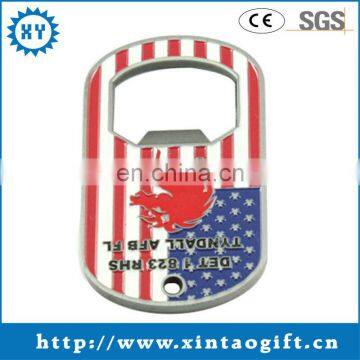Special offer customized beer bottle opener with guitar shape key ring