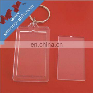 Made in Guangzhou custom blank acrylic keychain