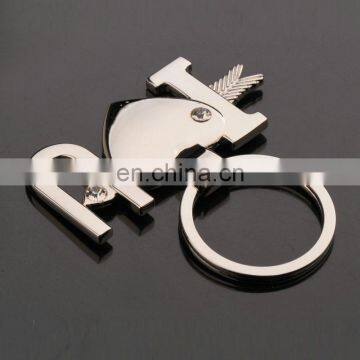 New Couple I LOVE YOU Keyring , Metal Heart Couple Keychain , Lover Romantic Creative Key Chain photo-2