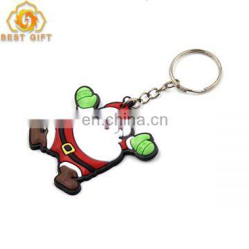 Cute PVC Christmas Key Chain Ring