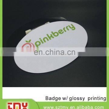Customized Plastic Pin Badge 4C Printing Pin Badge no MOQ Pin Badge photo-3