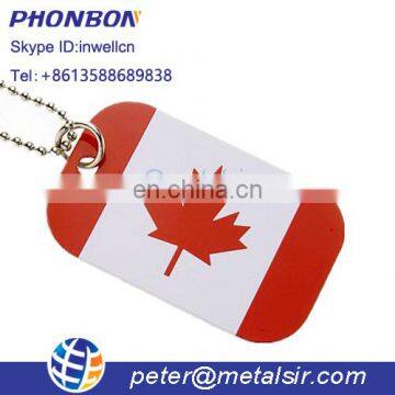Low price high quality custom metal dogtag necklace