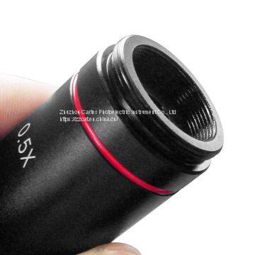 0.5X C Mount Microscope Adapter 23.2mm Electronic Eyepiece Reduction Lens 0.5X Microscope Relay Lens for Microscope CCD Camera photo-3