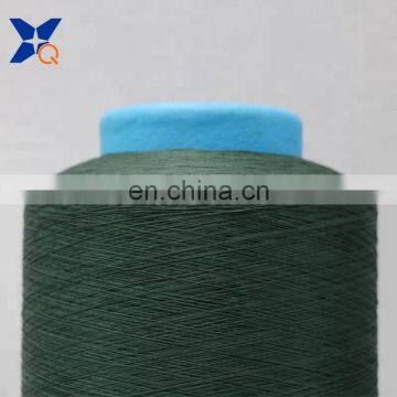 Copper Plated CuS Acrylic Conductive Filaments 75D/40F DTY Green Color Yarn for Anti Bacteria Socks/beddings-XT11123 photo-4