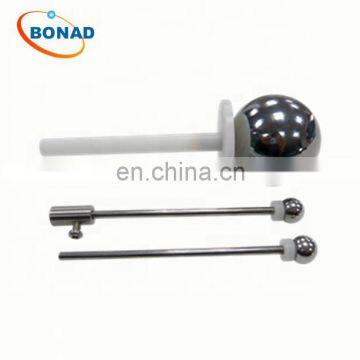 12.5mm stainless steel impact test sphere ball with guard