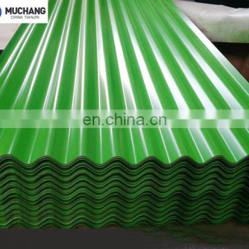 Galvanized Surface Treatment SGCC DX51D Grade corrugated steel roof sheet