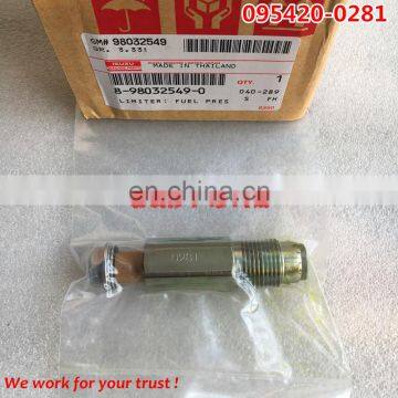 Genuine / ORIGINAL Fuel Pressure Limiter 095420-0281 ,095420-0280 for 98032549 8980325490 /8-98032549-0
