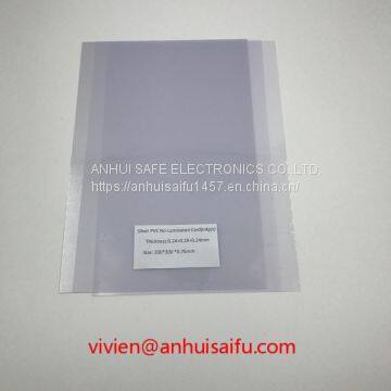 Серебряная ПВХ карта для струйной печати photo-2