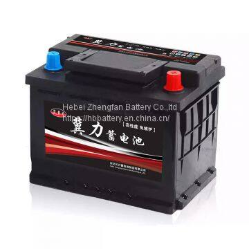 zhengfan battery 54519 lead acid MF automotive car  battery DIN45 auto starter battery