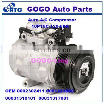 10P15C Auto A/C Compressor for Mercedes B enz W124 / W201 / W126 /C124 OEM 0002302411 0001323880 00031310101 472003572 472003573