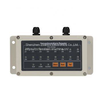 16zones Fire Alarm Repeater Panel display panel