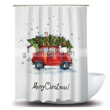 Fashion Design Polyester Waterproof Printing Bathroom Curtain Customize Designer Bath Curtain/Shower Curtain photo-5