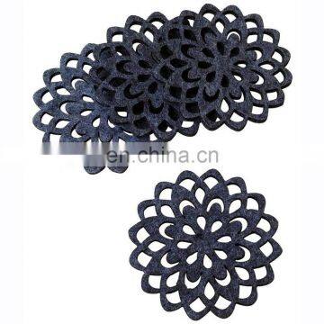 Factory Wholesale Cheap Christmas Felt Glass Coaster photo-5