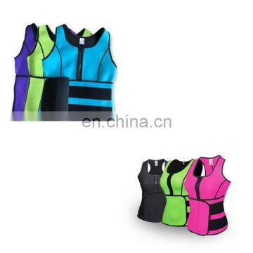 Neoprene Sauna Suit Tank Top Vest Women Latex Sport Girdle Belt Waist Trainer Corset Weight Loss photo-4