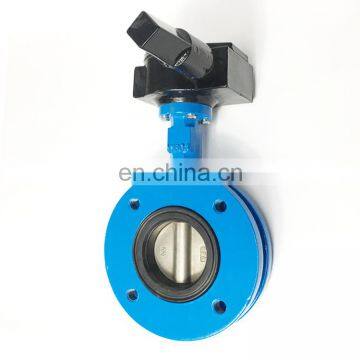 DIN BS DN100 200 Ductile Iron U-type Flange Butterfly Valve