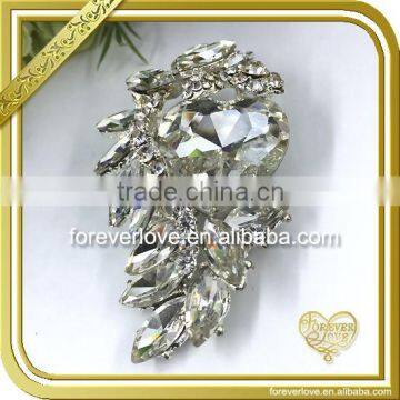 Wedding Round Rhinestone Brooch for Bridal with good price FB-036