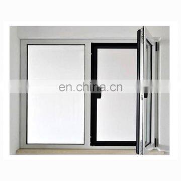 Low Uf Value Triple glazed aluminum casement windows