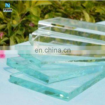 customized size 5mm 6mm safety clear  tempered glass price