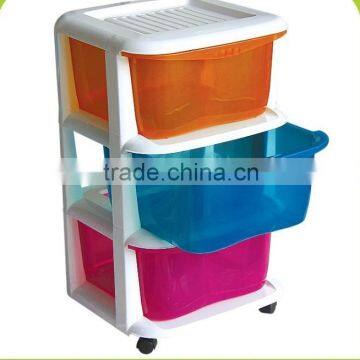 3 Tier Removable Plastic Storage Drawer, Plastic Storage Cabinet