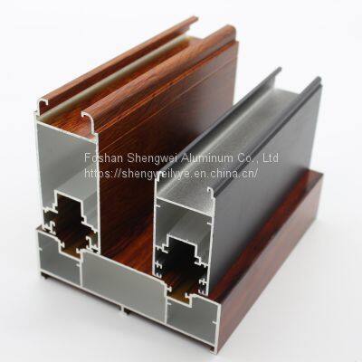 Chinese Manufacture Supplies Aluminium Extrusion Profile for Windows Sliding Glass Door and Windows photo-2