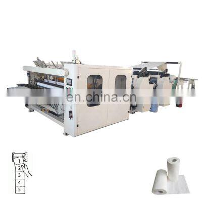 Full Automatic Toilet Paper and Kitchen Towel Rewinding Machine