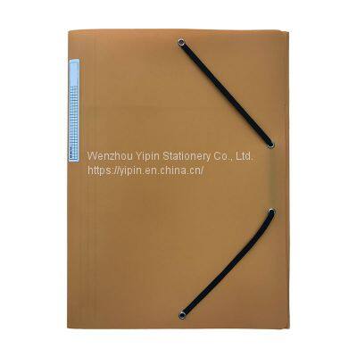PP 3 Flap Folder Spine With Pocket, Elastic Folder for Office for School, Statioinery photo-3