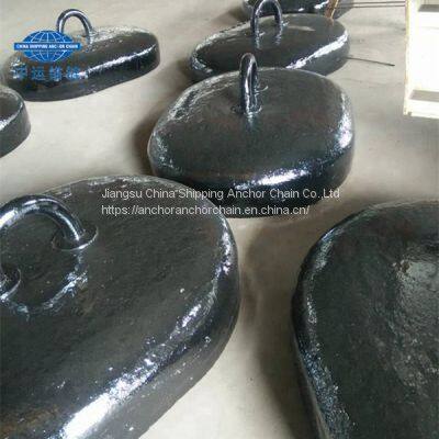 2.5tons Black Painted Steel or Concrete Clump Weight or Sinker