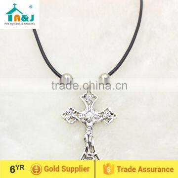 Beautiful cross cord pendant