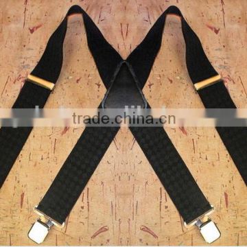 Mens elastic suspenders belt with 5cm width